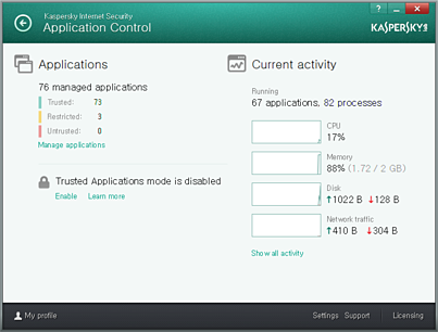 kaspersky_응용프로그램통제