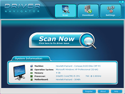 Driver Navigator 실행화면