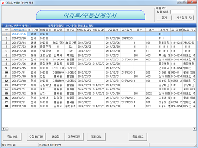 아파트/부동산 계약서