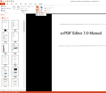 ezPDFEditor3.0 단어편집