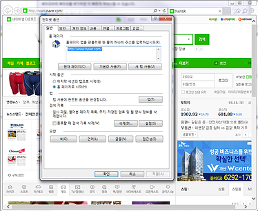 인터넷 옵션