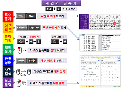 센입력 정보