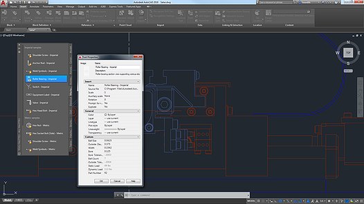 AutoCAD 2018 도구 팔레트