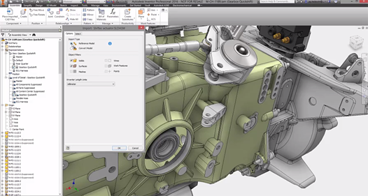 Inventor 2018 AnyCAD 데이터