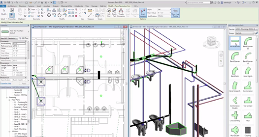 Revit 2018 MEP 제작 모델링