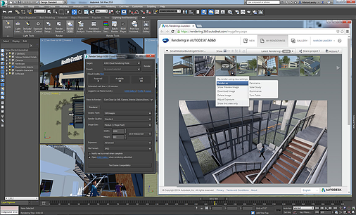 3ds Max 2018 Rendering in A360