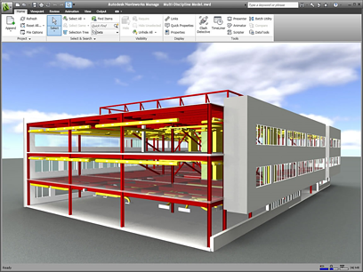 Navisworks 2018 모형 파일 및 데이터 병합