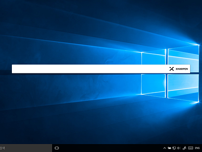 xharpen 실행화면