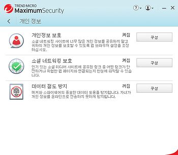 트렌드마이크로 개인정보보호