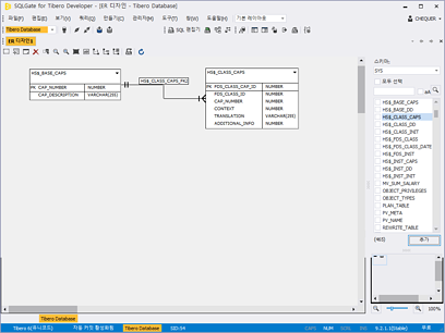 SQLGate for Tibero ERD