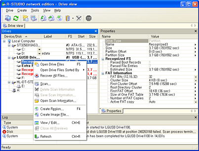 R-STUDIO Properties