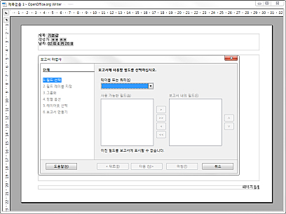 보고서작성(데이터베이스)