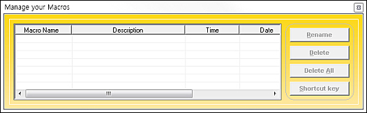 manage your macros